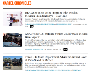 Breitbart– on Cartel Chronicles